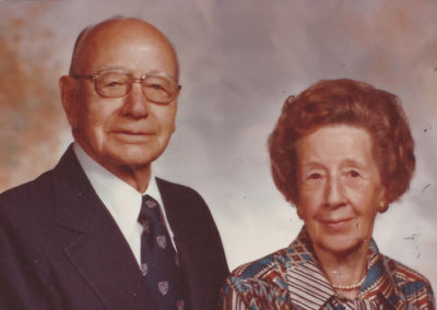Harold Olsen and his wife
