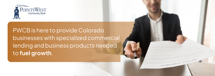 PWCB is here to provide Colorado businesses with specialized commerical lending and business products needed to fuel growth